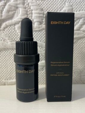 EIGHTH DAY REGENERATIVE SERUM TRAVEL PEPTIDE RICH PLASMA New 0.17 OZ 5ML